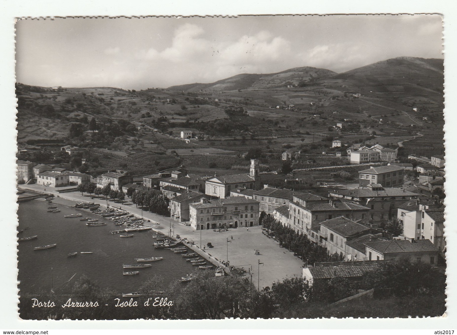 ISOLA D'ELBA- PORTO AZZURRO  - CPSM Photographique Grand Format - Livorno