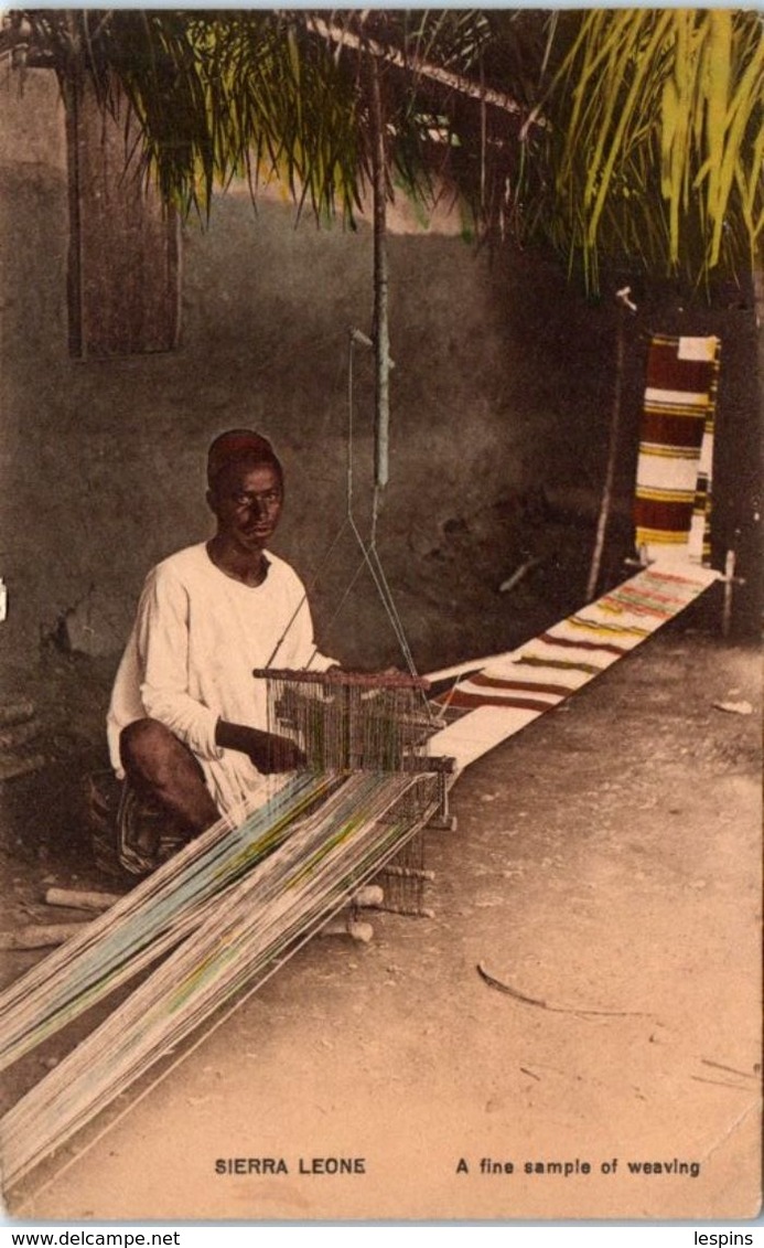 AFRIQUE - SIERRA LEONE - A Fine  Sample Of Weaving - Sierra Leone
