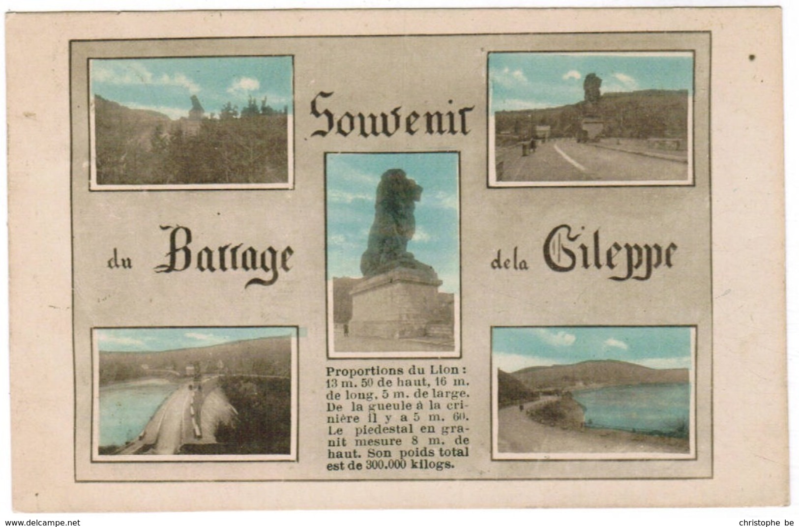 Souvenir Du Barrage De La Gileppe (pk44168) - Gileppe (Stuwdam)