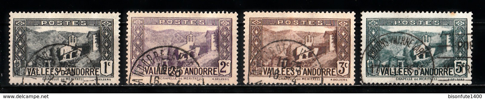 Andorre Français 1932 - 1933 : Timbres Yvert & Tellier N° 24 - 25 - 26 - 27 - 28 - 29 - 30 - 31 - 32 - 33 - 34 - 35 - .. - Oblitérés