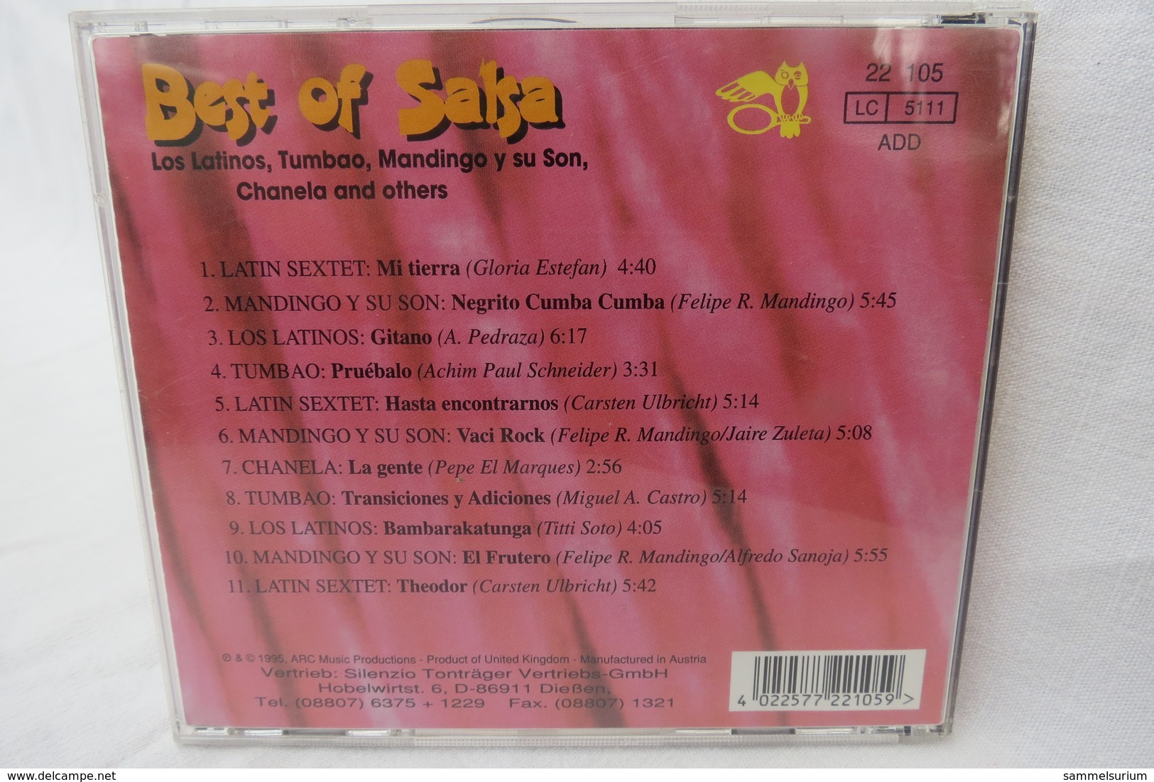 CD "Best Of Salsa" - Musiques Du Monde