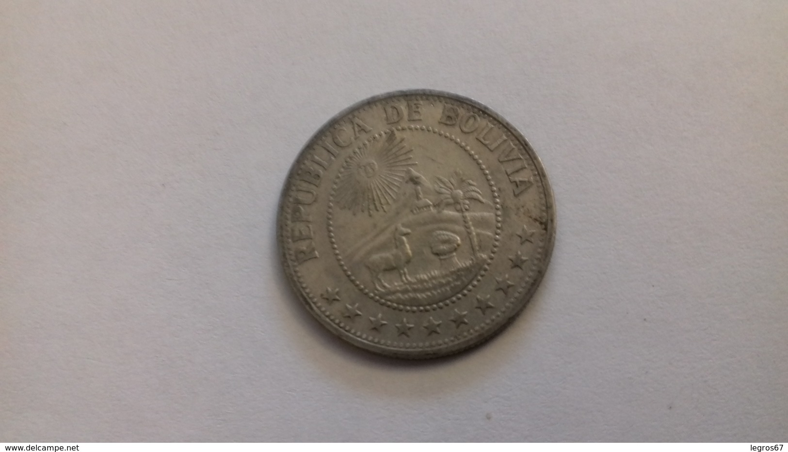 PIECE DE 1 PESO BOLIVIE 1968 - Bolivie