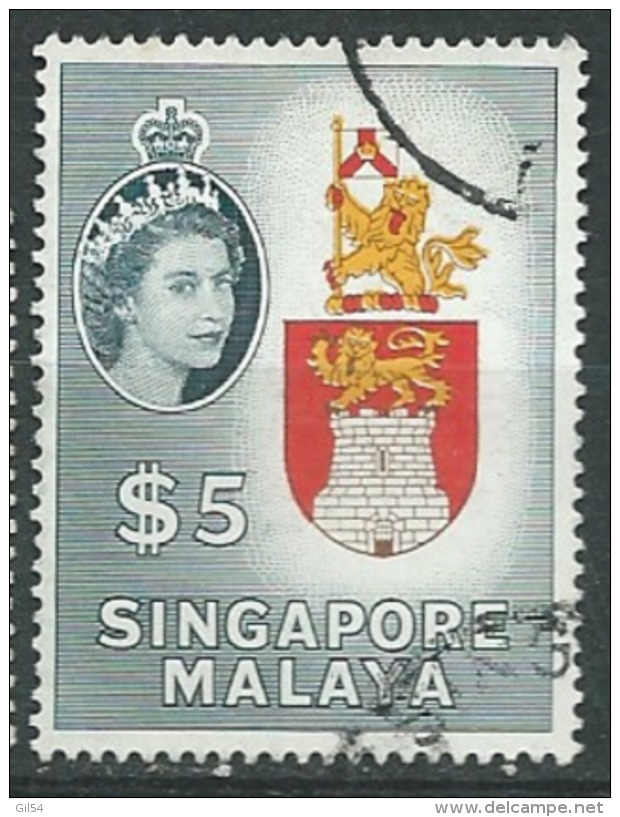 Singapour   - Yvert N° 42 Oblitéré   -  Pa 11304 - Singapore (...-1959)
