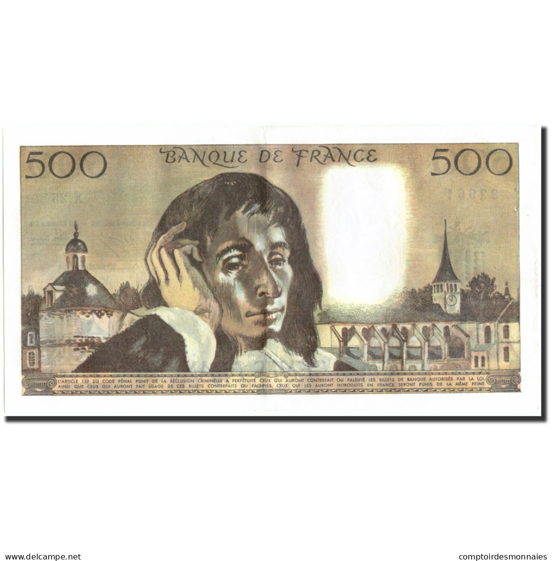 France, 500 Francs, 500 F 1968-1993 ''Pascal'', 1971, 1971-08-05, TTB+ - 500 F 1968-1993 ''Pascal''