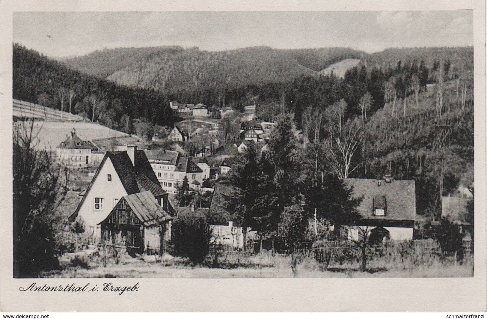 AK Antonsthal Erzgebirge A Antonshöhe Crandorf Globenstein Schwarzenberg Aue Erla Breitenbrunn Johanngeorgenstadt - Breitenbrunn