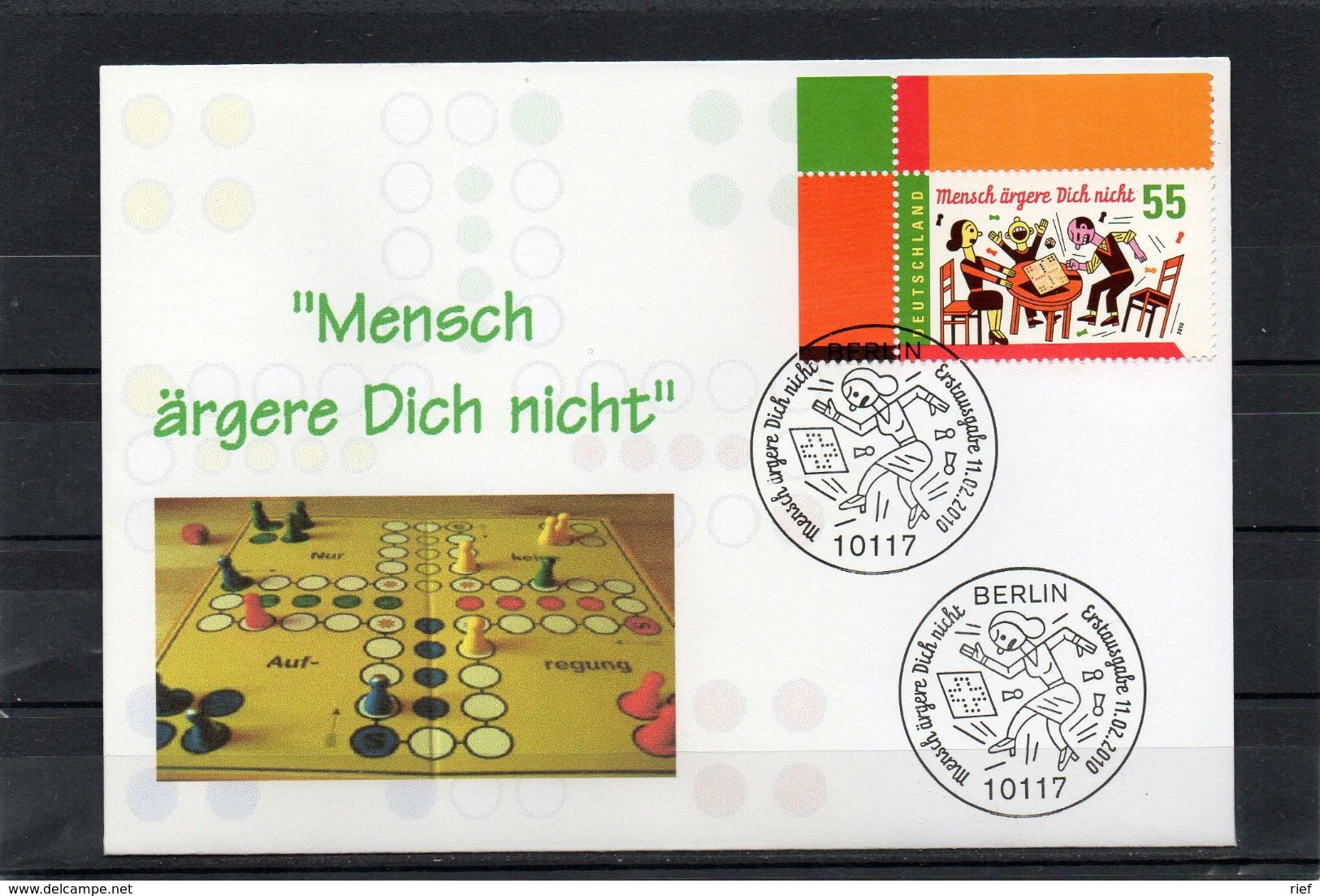 BRD, 2010, Michel 2783, FDC, Individuell, Mensch ärgere Dich Nicht - Andere & Zonder Classificatie