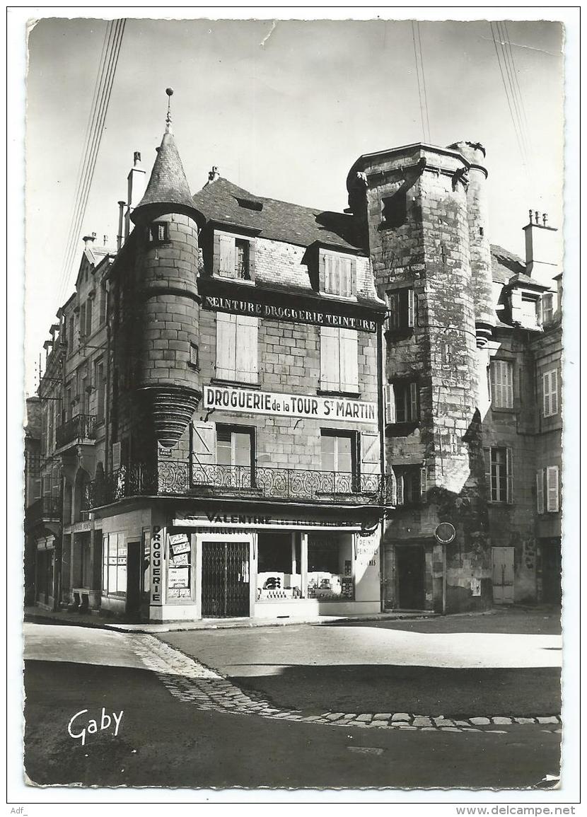 CPSM BRIVE LA GAILLARDE, DROGUERIE DE LA TOUR ST MARTIN,  PUB PEINTURES " VALENTINE ", CORREZE 19 - Brive La Gaillarde