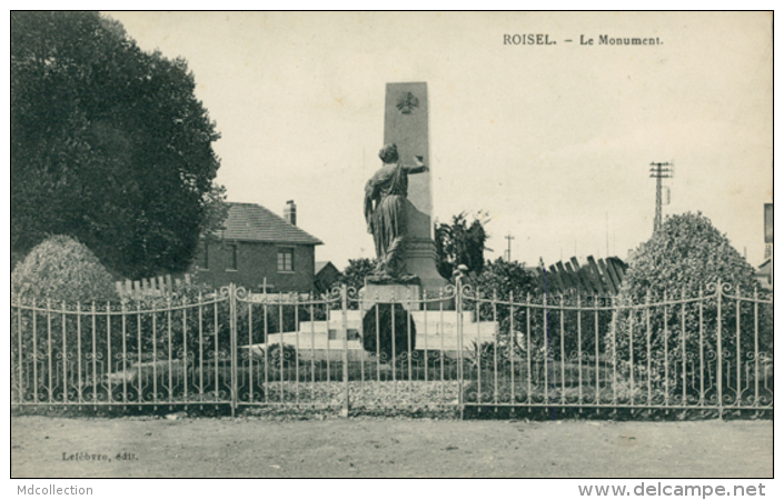 80 ROISEL / Le Monument / - Roisel