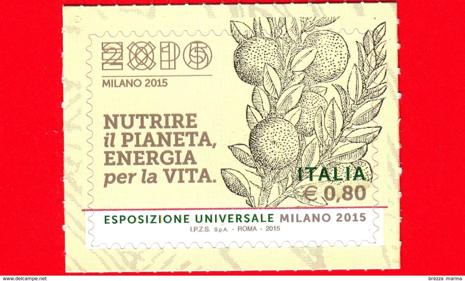 Nuovo - ITALIA - 2015 - Expo Milano 2015 - Xilografia Tratta Dal Testo "Della Agricoltura - 0,80 - 2011-20: Neufs