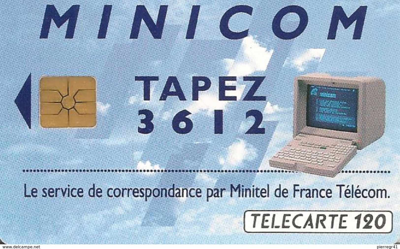 CARTE¤PUBLIC-F363B-120U-Gem B-05/93-36.12 MINICOM2-2e Logo-UTILISE-TBE - 1993
