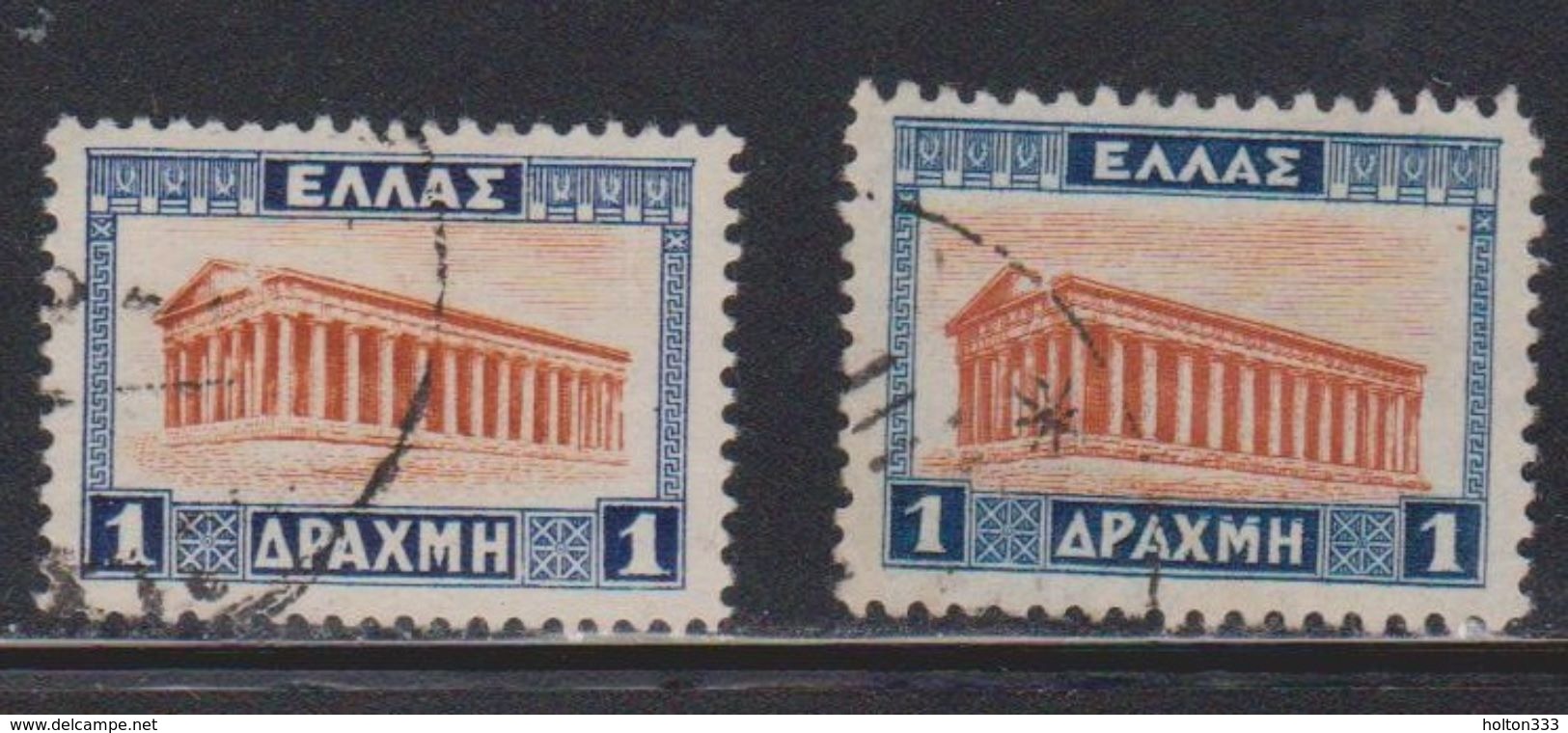 GREECE Scott # 365-6 Used - Used Stamps