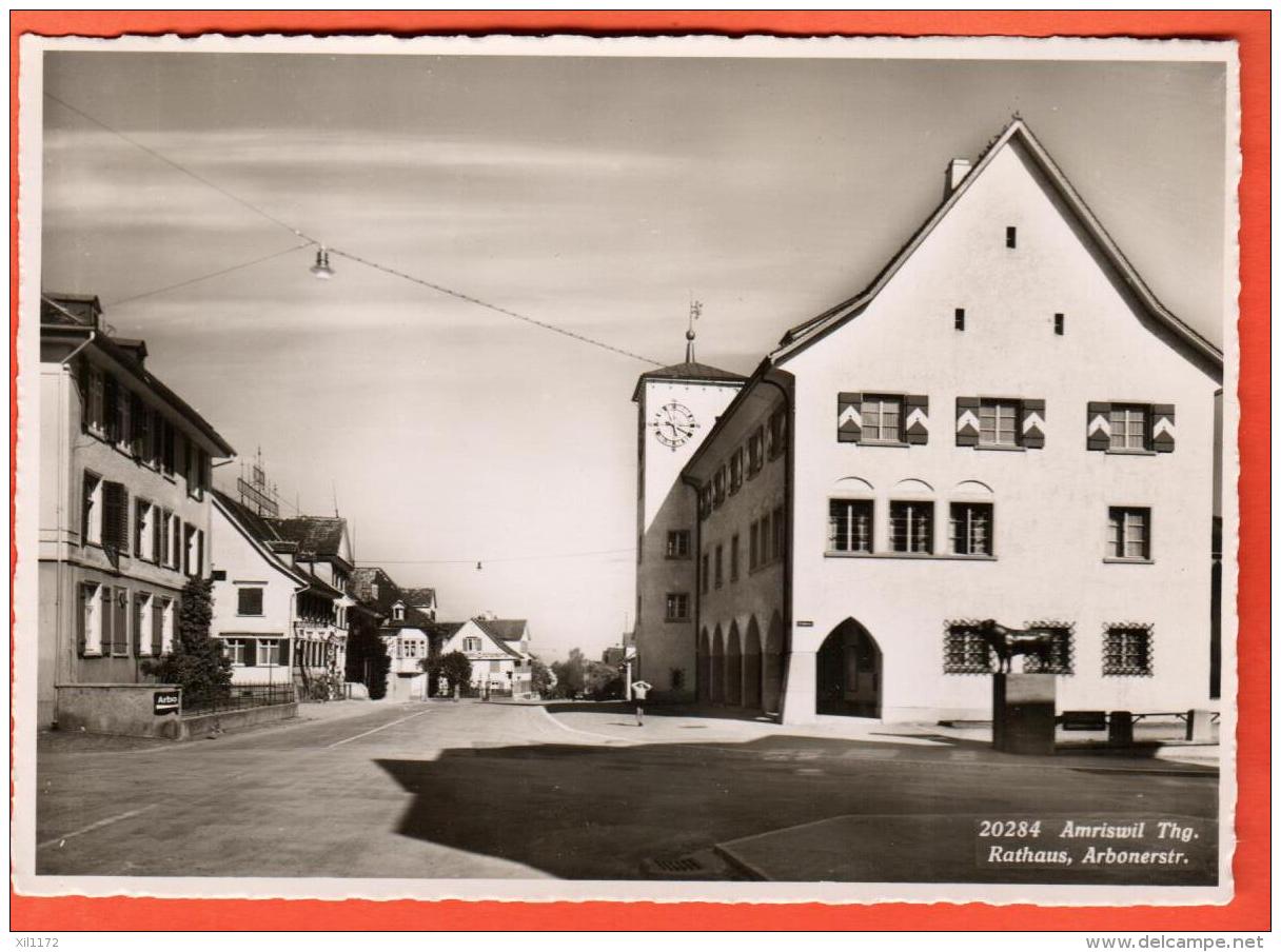 GBQ-40  Amriswil Rathaus, Arbonstrasse. Gross Format.  Nicht Gelaufen - Amriswil