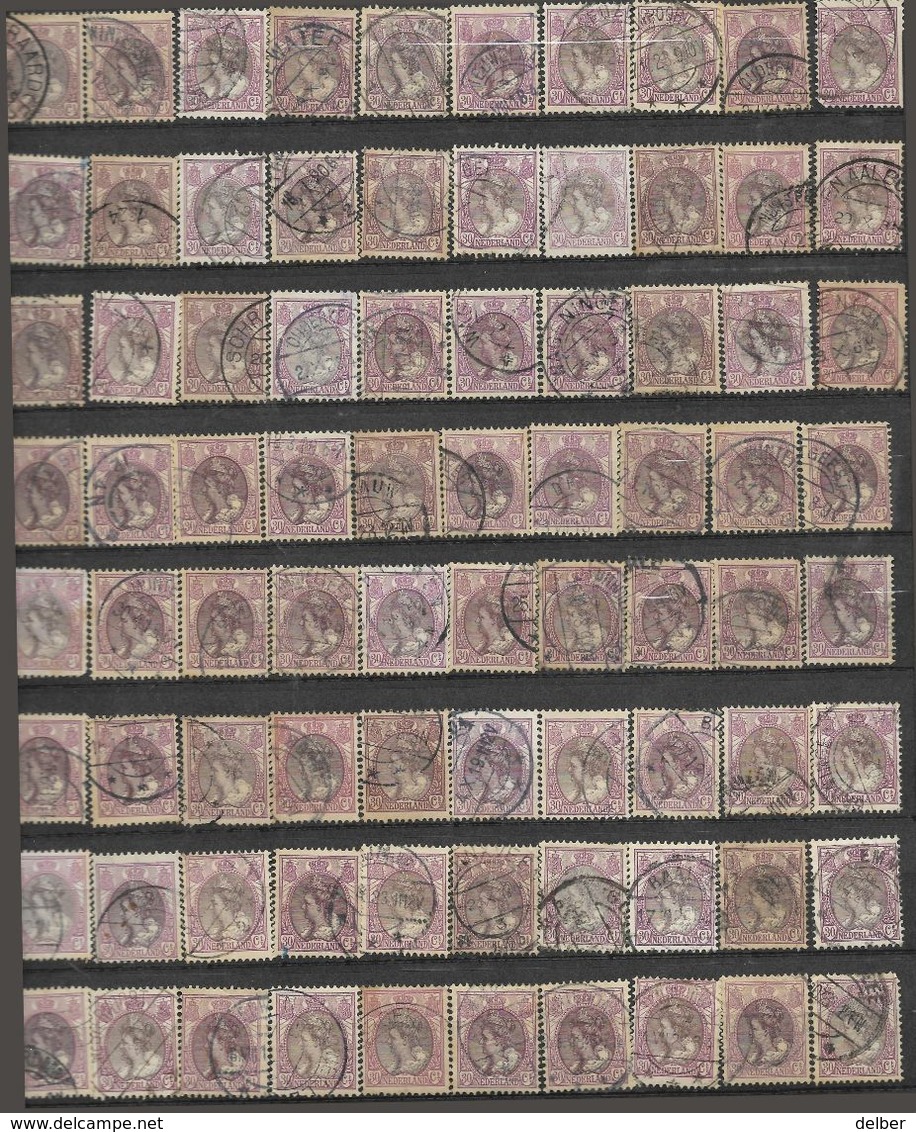 8Nz-994: N° 72 Bontkraag: Restje Van 72  Zegels.... Om Verder Uit Te Zoeken... - Used Stamps