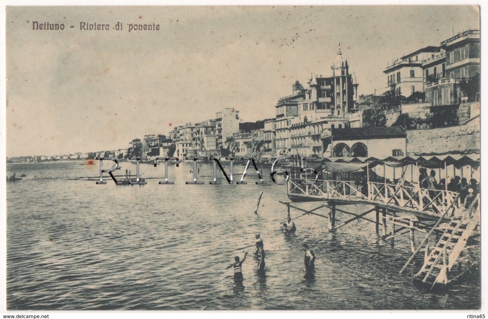 RM102 !!! NETTUNO RIVIERA DI PONENTE 1935 F.P. !!! - Altri & Non Classificati