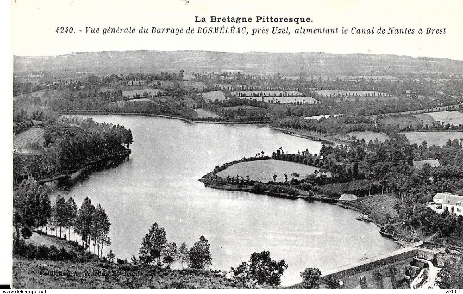 Bosméléac. Vue Générale Du Barrage De Bosméléac. - Bosméléac