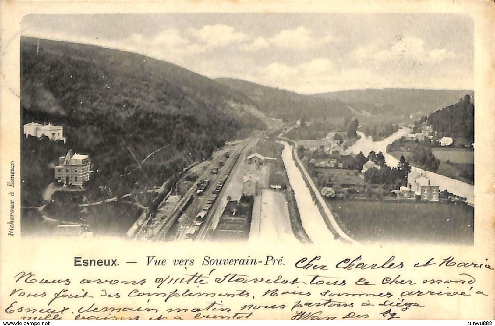 Esneux - Vue Vers Souverain-Pré (Bicheroux, 1901) - Esneux