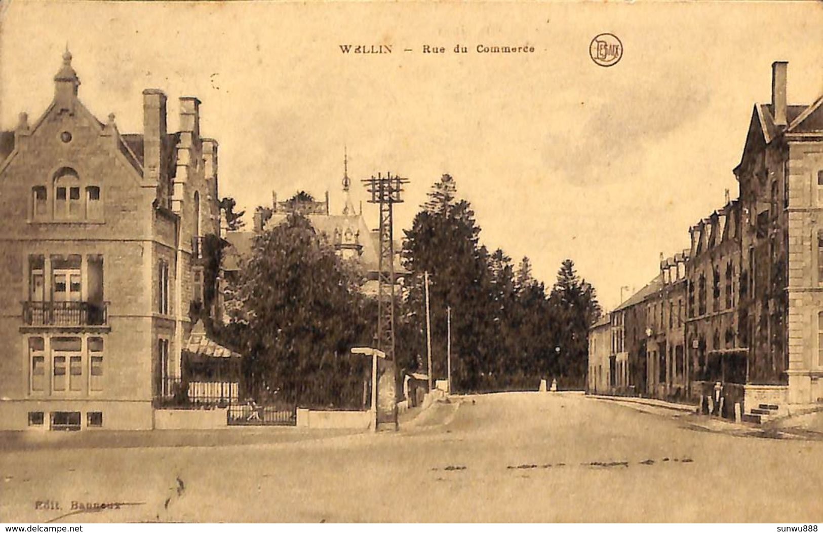 Wellin - Rue Du Commerce (Edit Banneux Desaix 1933) - Wellin