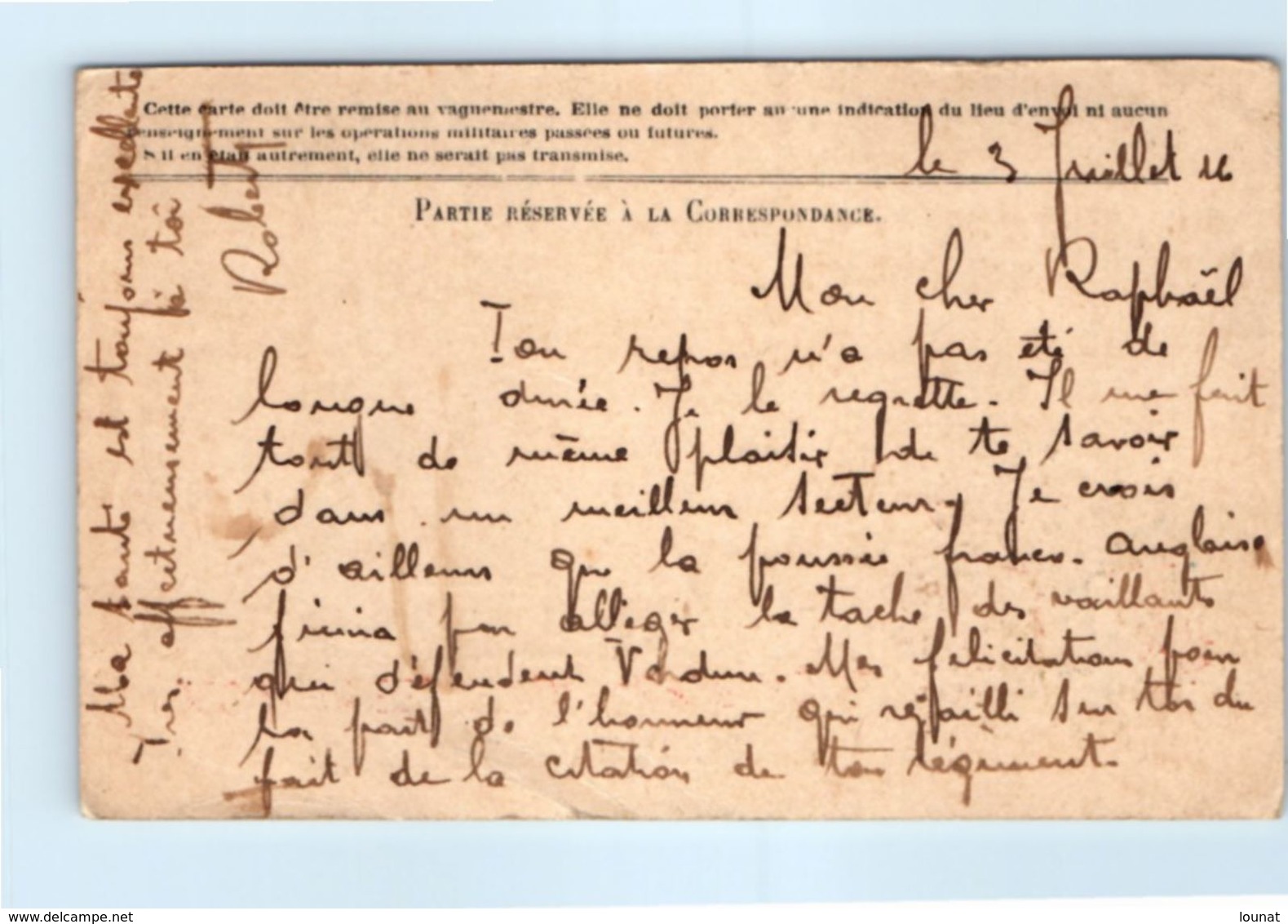 Carte En Franchise Militaire - Correspondance Des Armées De La République - Brigadier Infirmier L'Hernault - Lettres & Documents