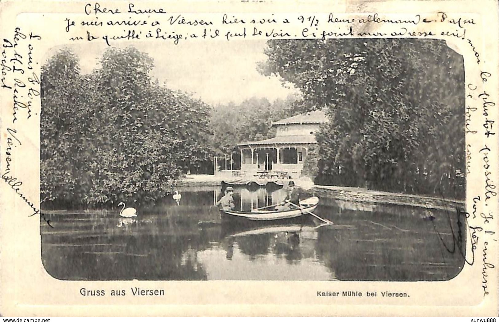 Gruss Aus Viersen - Kaiser Mühle Bei Viersen (animation 1909) - Viersen