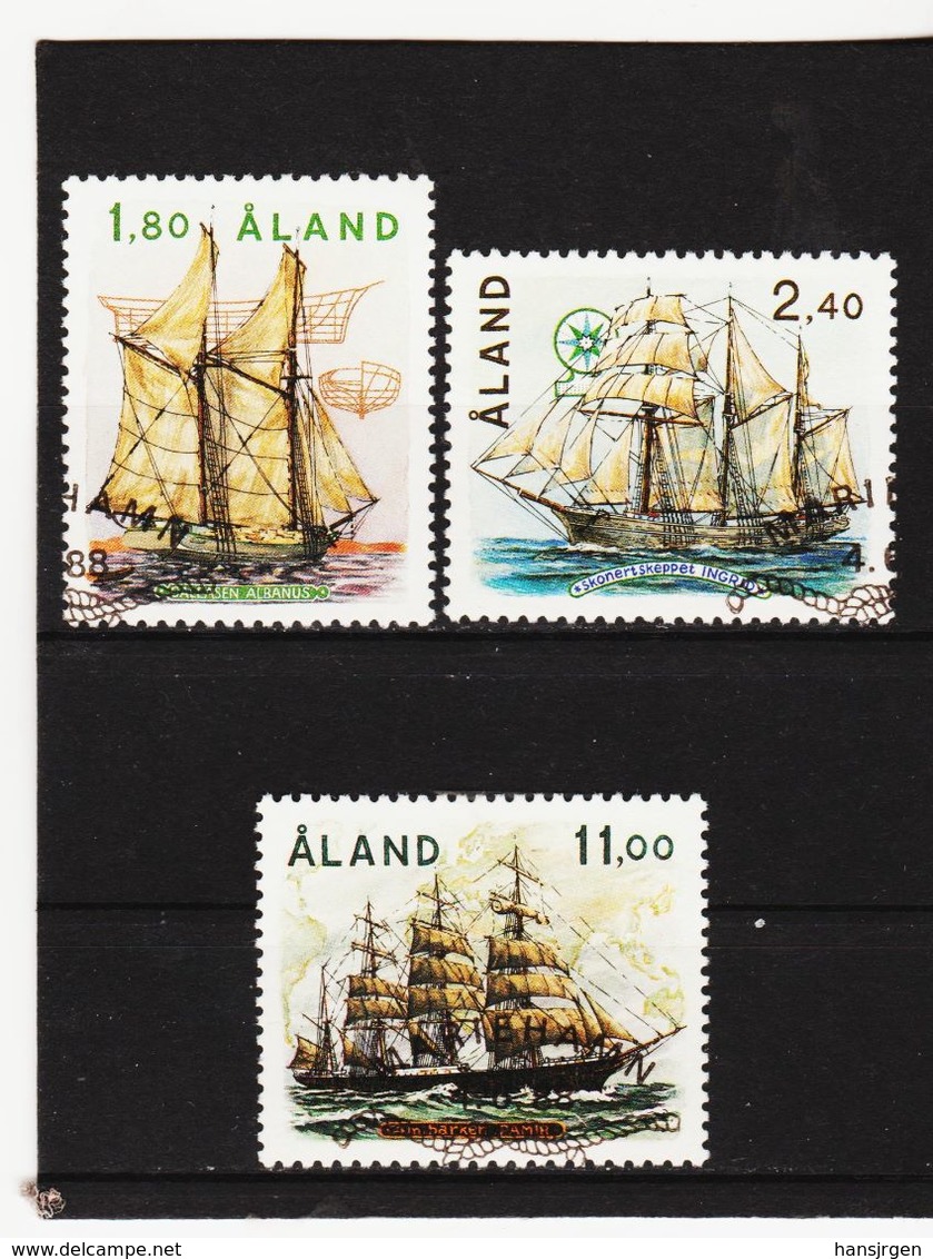 AUA526 ALANDINSELN 1988 Michl 26/30 Gestempelt / Entwertet  ZÄHNUNG Und STEMPEL SIEHE ABBILDUNG - Aland