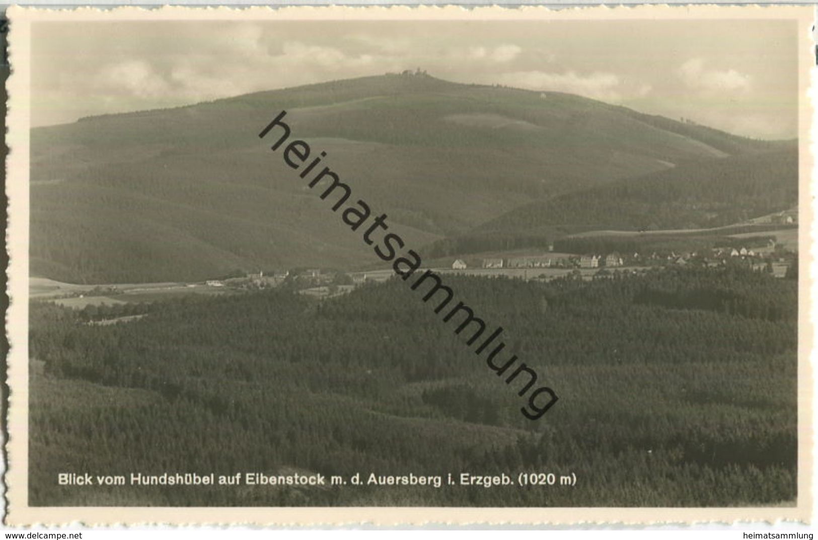 Eibenstock - Auersberg - Foto-AK - Verlag Max Teller Auersberg - Eibenstock