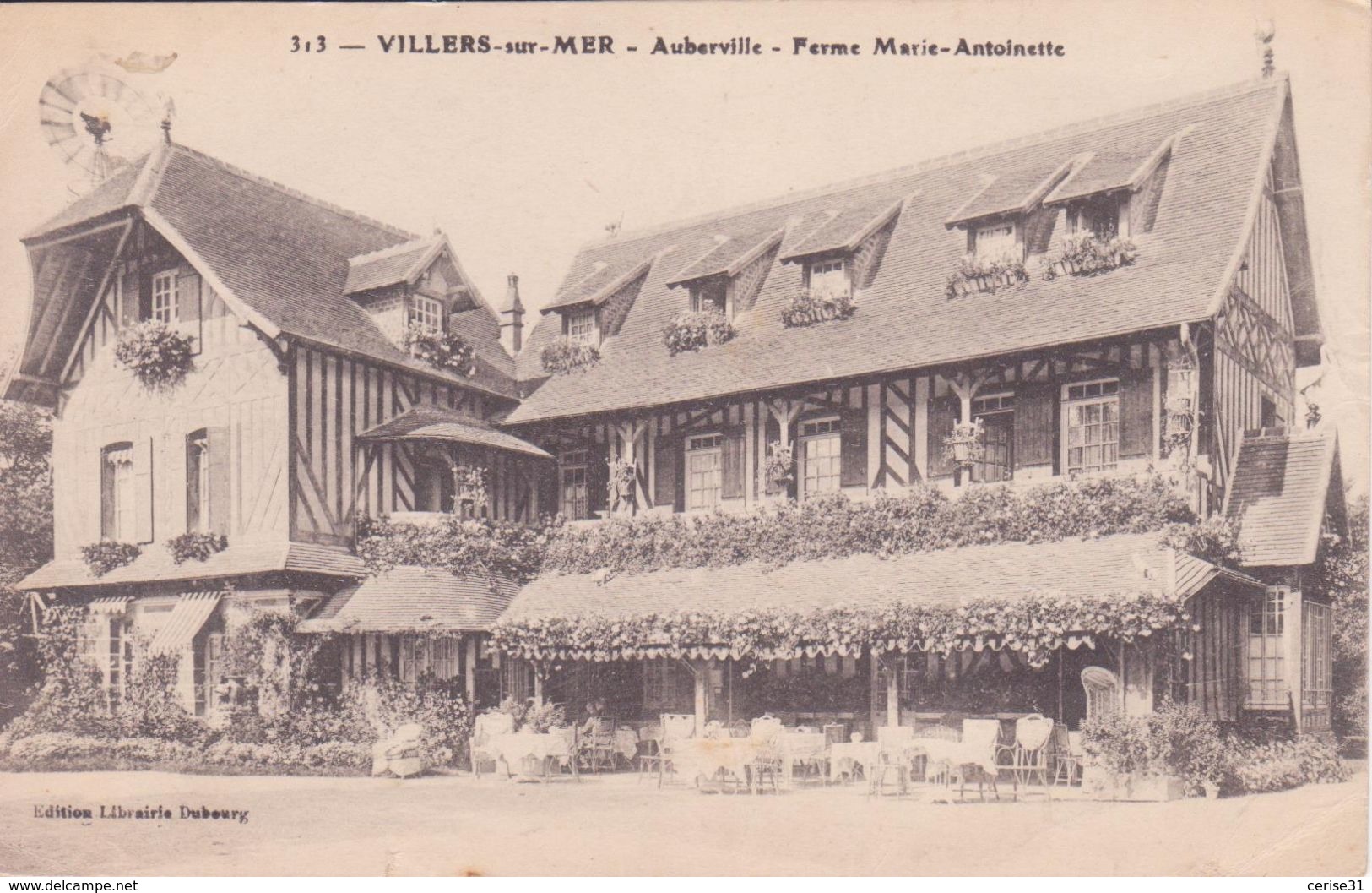 CPA -  313. VILLERS SUR MER  - Auberville Ferme Marie Antoinette - Villers Sur Mer