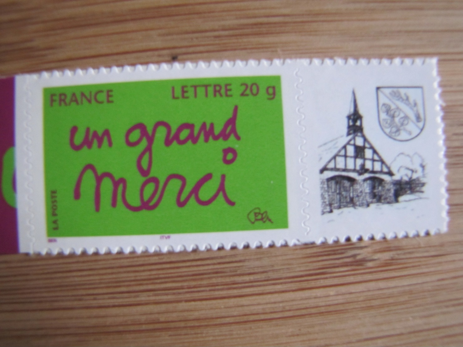 TIMBRE PERSONNALISE 3761b  LOGO PRIVE - Autres & Non Classés