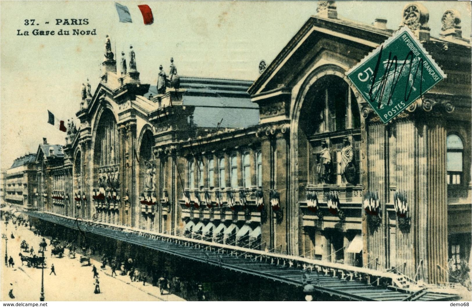 Paris CPA 75 Gare Du Nord à Paris - Pariser Métro, Bahnhöfe