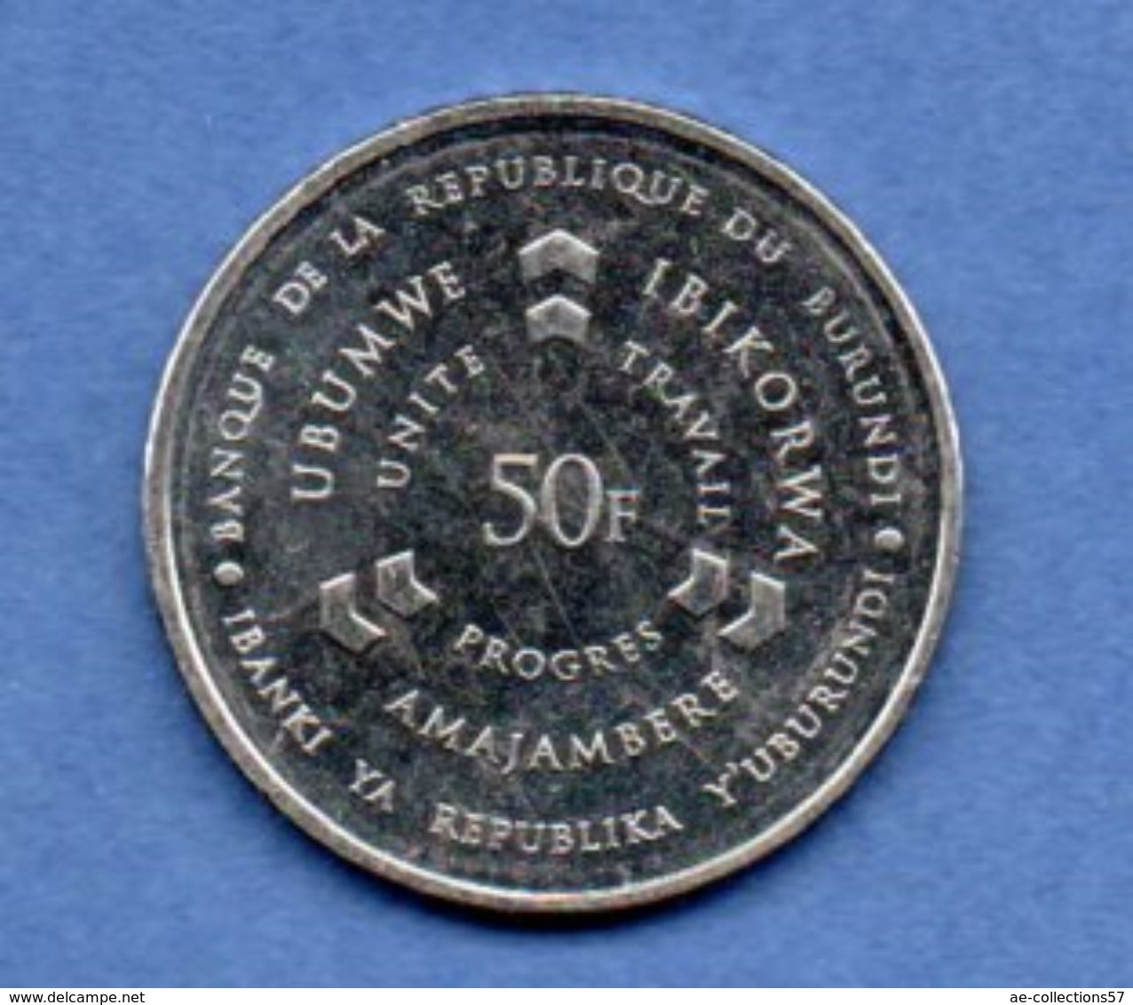 Burundi   --  50 Francs 2011   -   -  état  SUP - Burundi