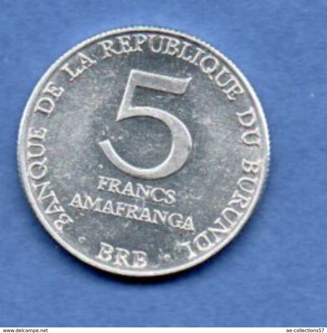 Burundi   --  5 Francs 1980  -   -  état  SUP - Burundi