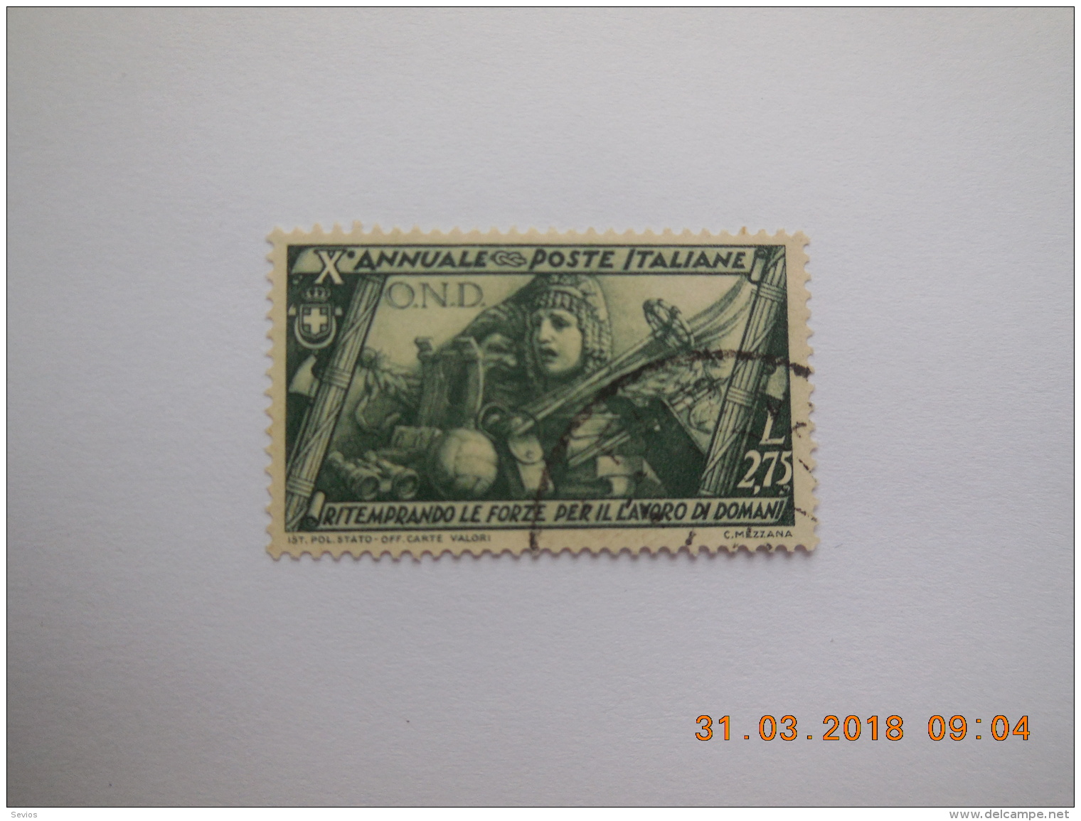 Sevios / Italy / Stamp **, *, (*) Or Used - Non Classificati