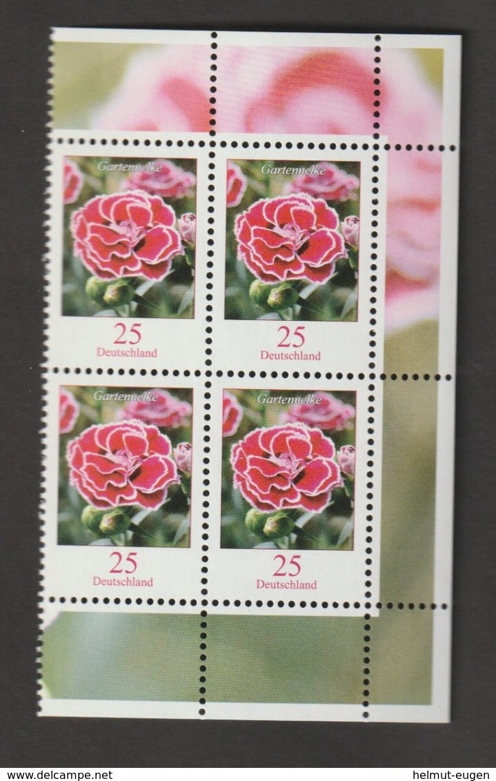 Freimarke: Blumen (XVII). MiNr.: 2694. 4 Marken - Ungebraucht