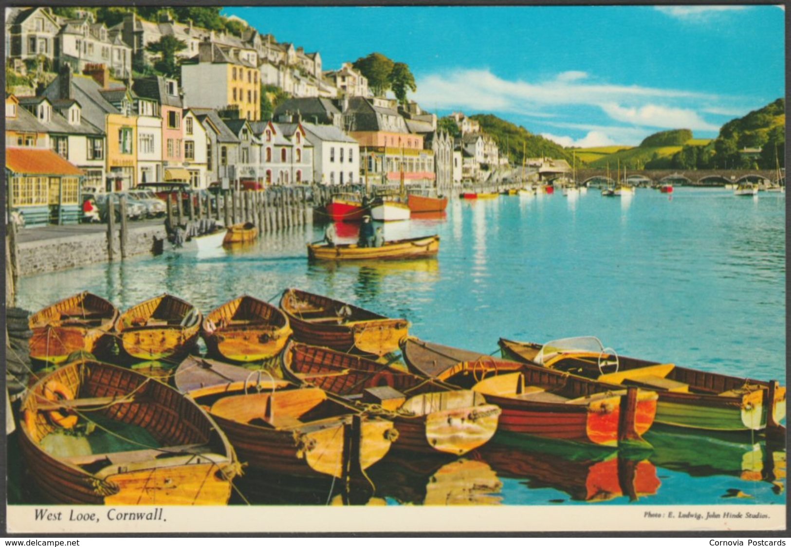 West Looe, Cornwall, C.1970 - John Hinde Postcard - Other & Unclassified