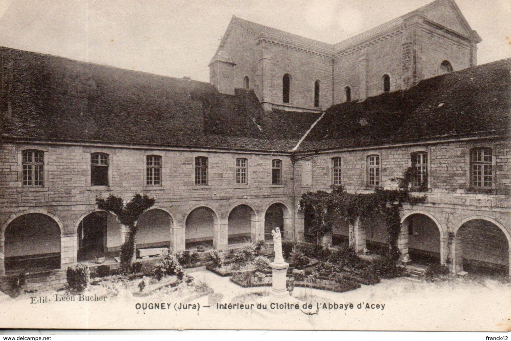 39. Ougney. Intérieur Du Cloître De L'abbaye D'acey - Altri & Non Classificati