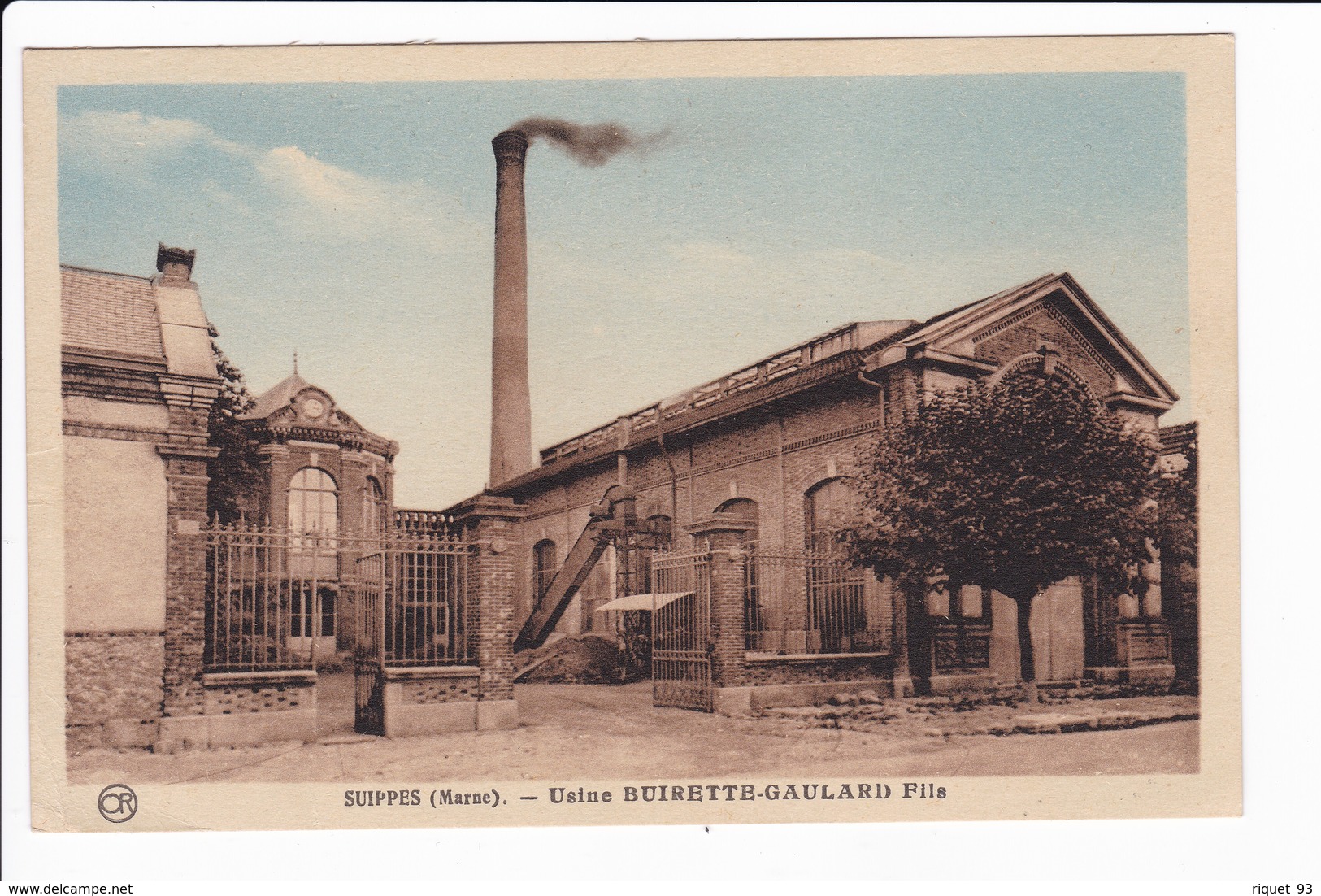 SUIPPES - Usine BUIRETTE-GAULARD Fils - Otros & Sin Clasificación