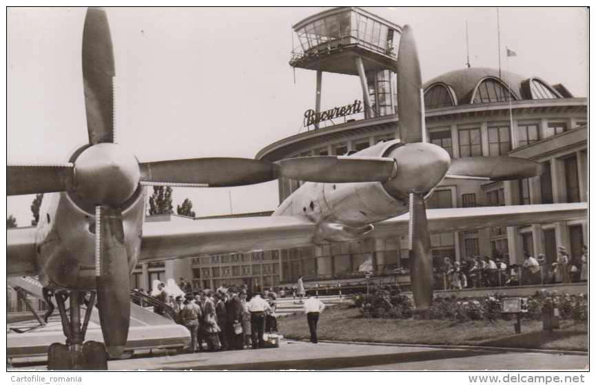 Kunstler, Illustrateur - Airplane, Avion, Flugzeug - Romania - Baneasa International Airport - 1946-....: Ere Moderne