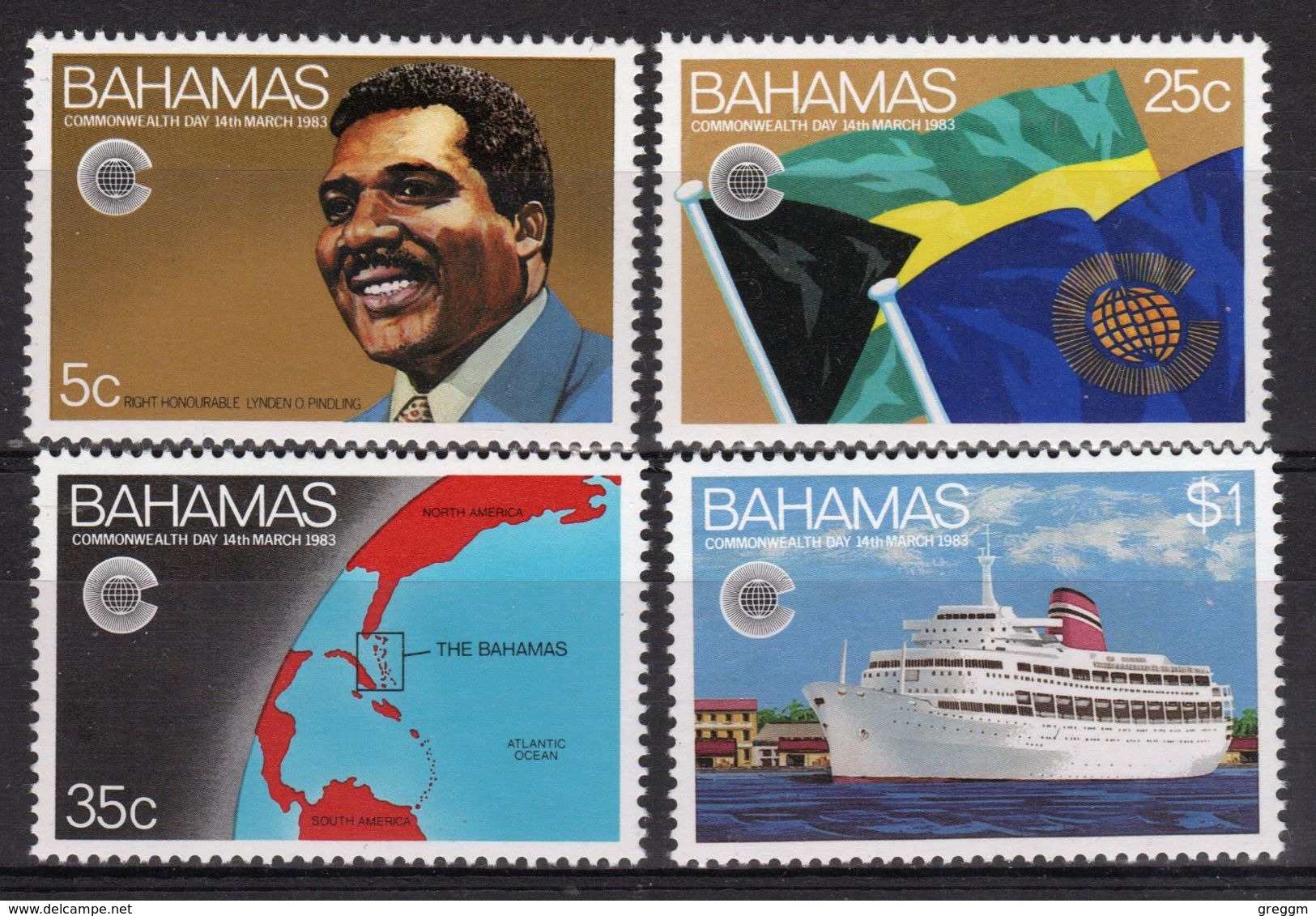 Bahamas 1983 Set Of Stamps To Celebrate Commonwealth Day.  This Set Is Mounted Mint. - Bahamas (1973-...)