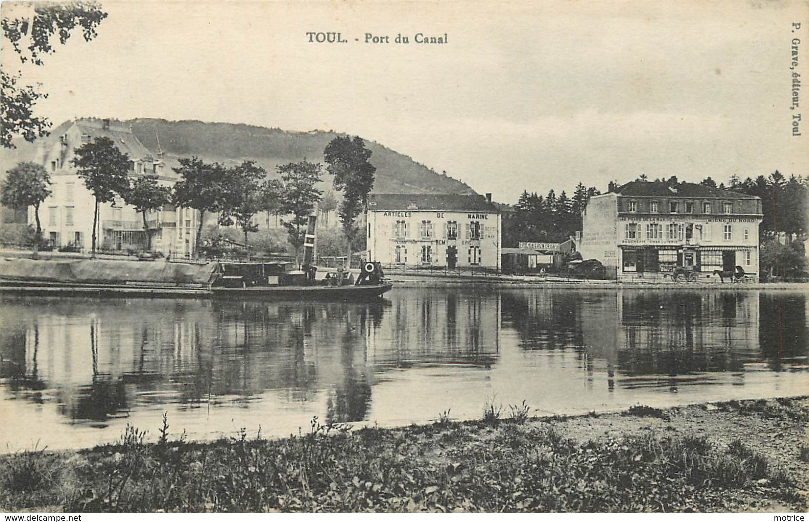TOUL - Port Du Canal, Un Remorqueur. - Remorqueurs