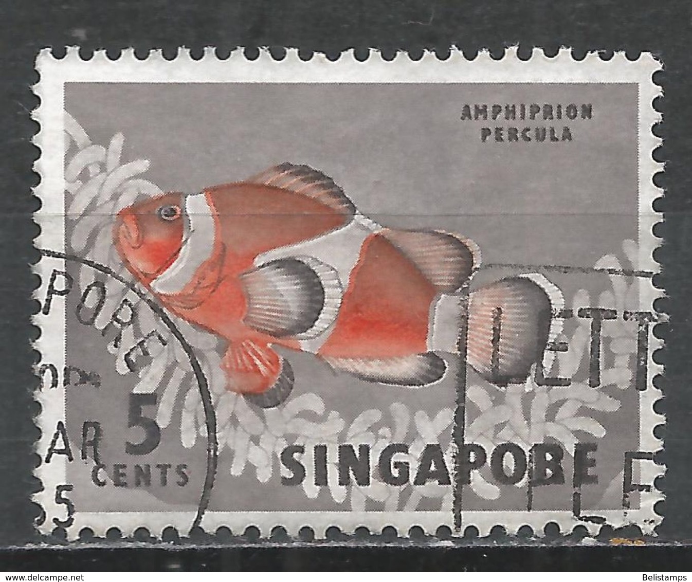 Singapore 1962. Scott #55 (U) Anemone Fish - Singapour (1959-...)