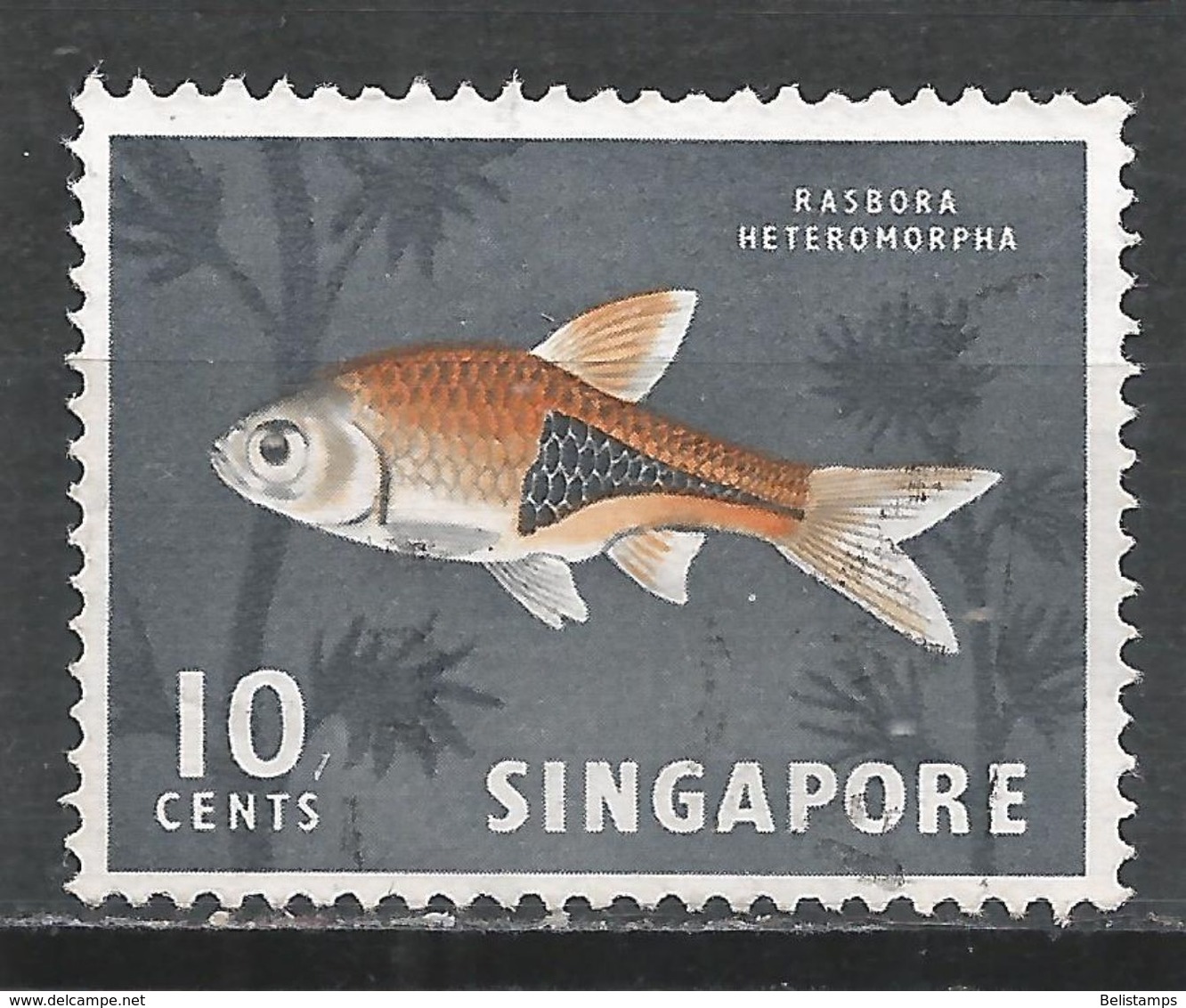 Singapore 1962. Scott #57 (U) Harlequin Fish - Singapour (1959-...)