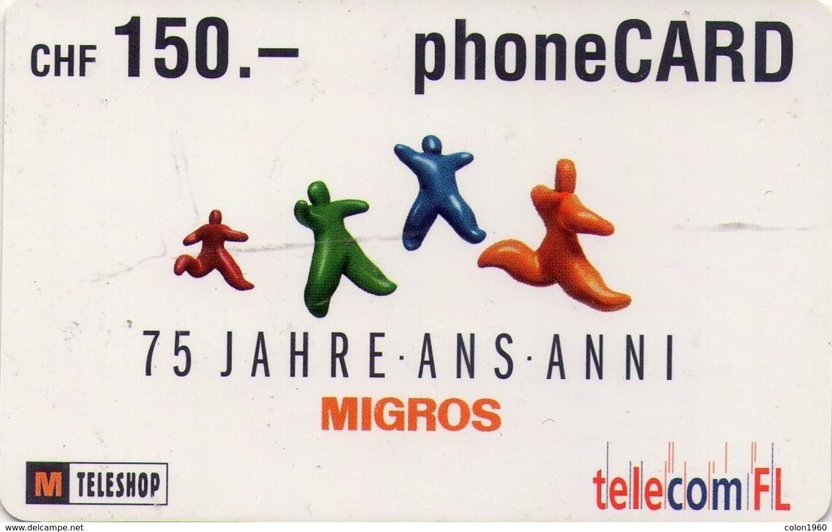 TARJETA TELEFONICA DE LIECHTENSTEIN (1578 PREPAGO TIRADA 90000, 05/2003) (003) - Liechtenstein