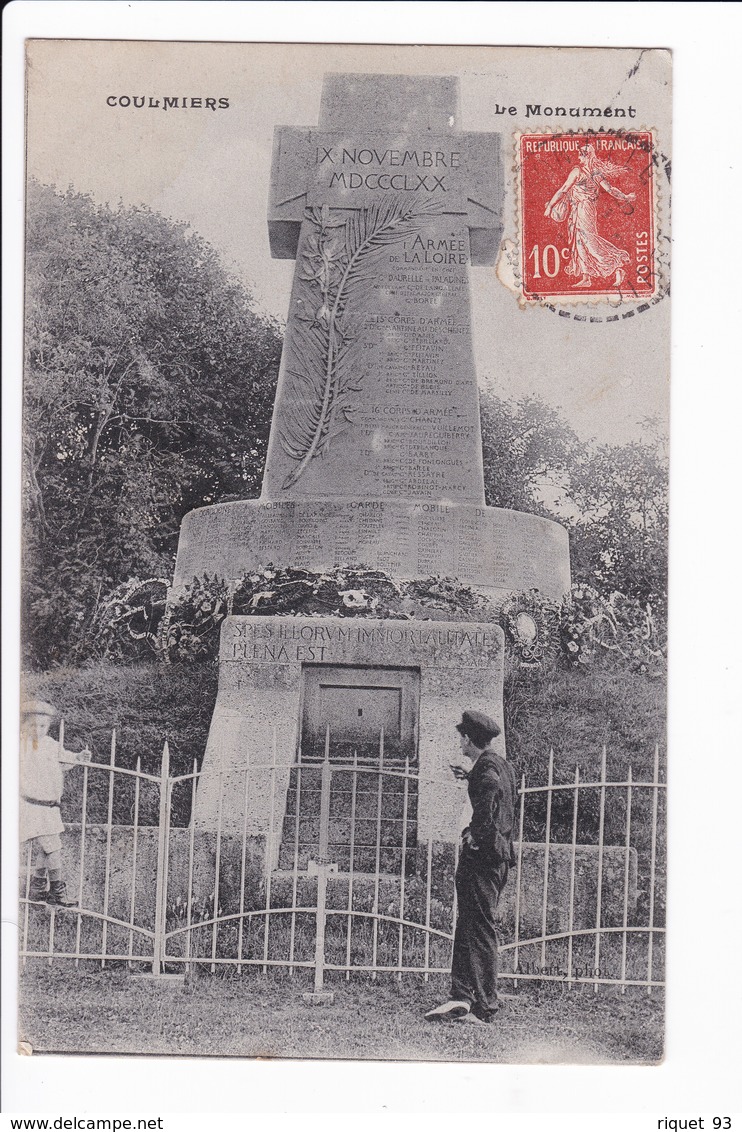 COULMIERS - Le Monument (1870-71) - Coulmiers