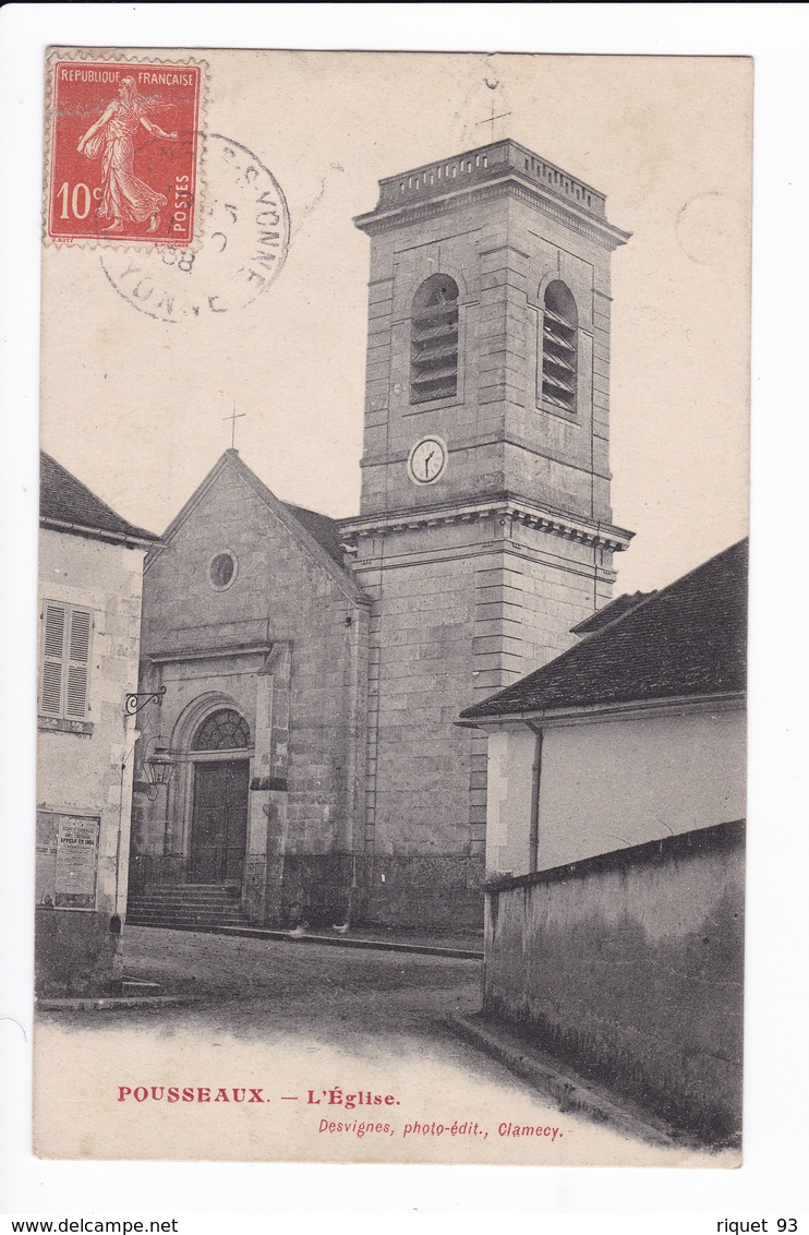 POUSSEAUX - L'Eglise - Andere & Zonder Classificatie