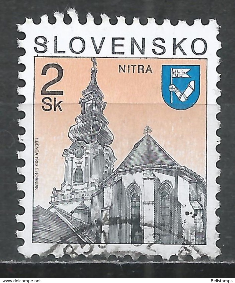 Slovakia 1995. Scott #152 (U) Nitra Church ** Complete Issue - Usados