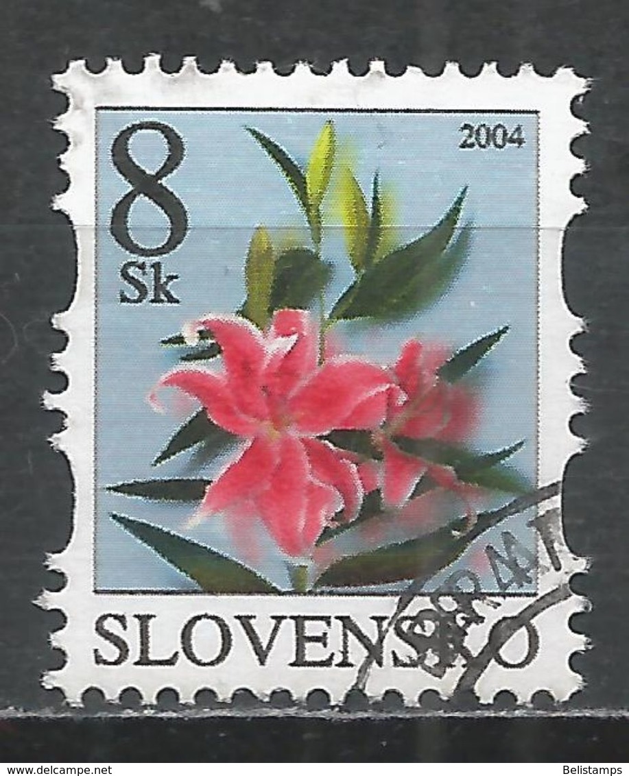 Slovakia 2004. Scott #449 (U) Flower, Lilium Royal Parade *Complete Issue* - Oblitérés