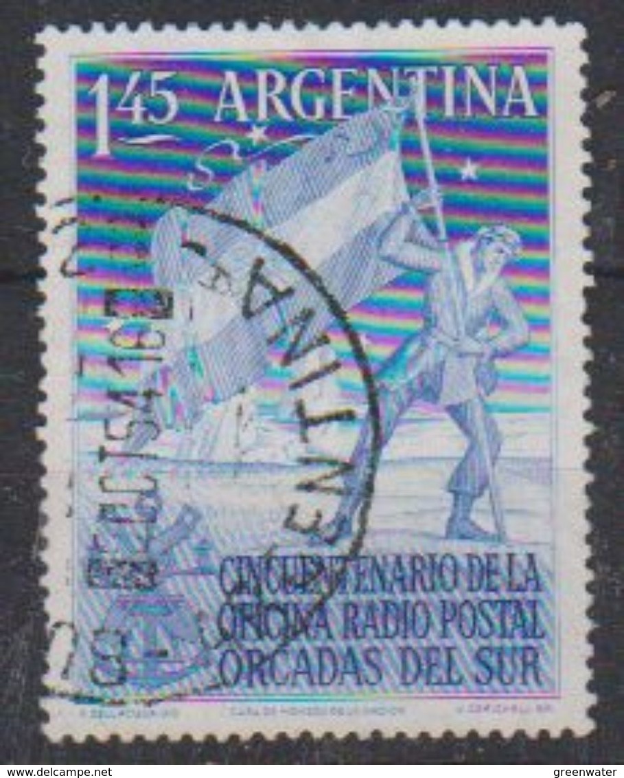 Argentina 1954 Antarctica  Radio Postal Orcadas Del Sur 1v Used (38172A) - Ongebruikt