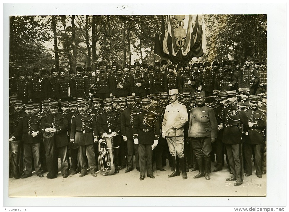 Tuileries Festival Franco Serbe Paris WWI Ancienne Photo Identite Judiciaire 1916 - War, Military