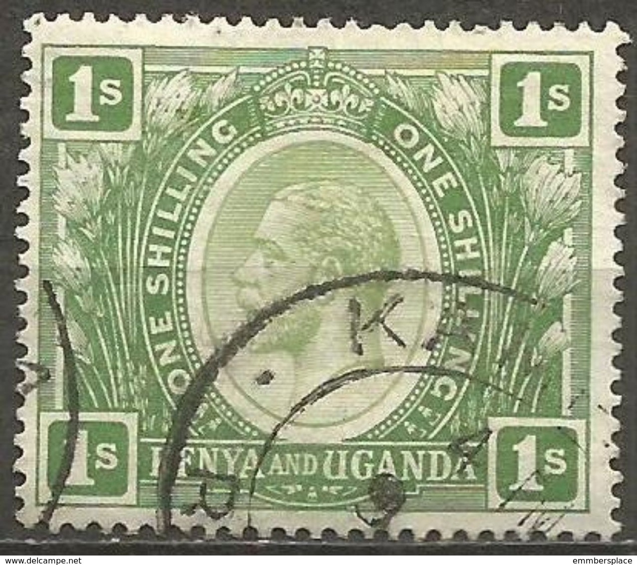 Kenya & Uganda  - 1922 King George V 1s Used   SG 87  Sc 29 - Kenya & Oeganda