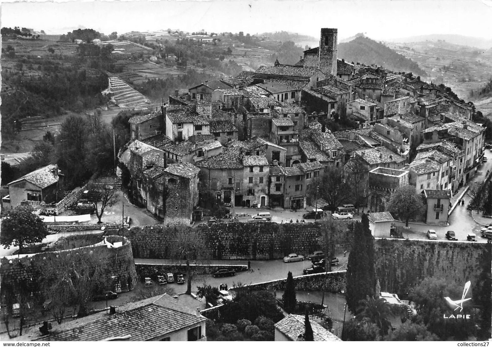 06-SAINT-PAUL-DE-VENCE- VUE DU CIEL - Saint-Paul