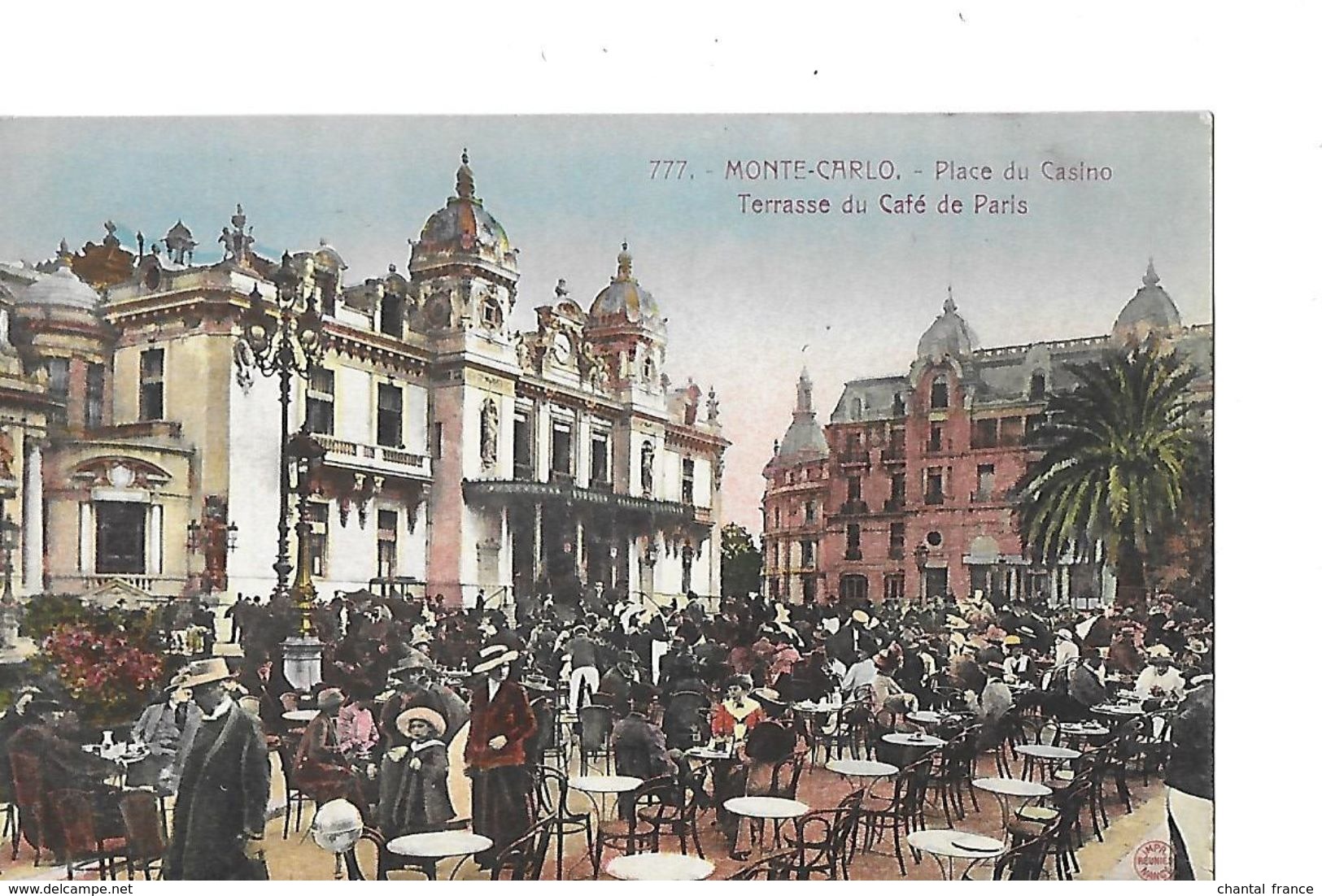 5 CP. Monte-Carlo. Hôtel De Paris (vues Diverses).Terrasses, Casino - Hoteles